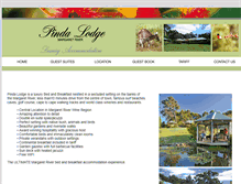 Tablet Screenshot of pindalodge.com.au